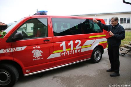 Prostovoljno gasilsko društvo Šmarca bogatejše za novo vozilo (51)